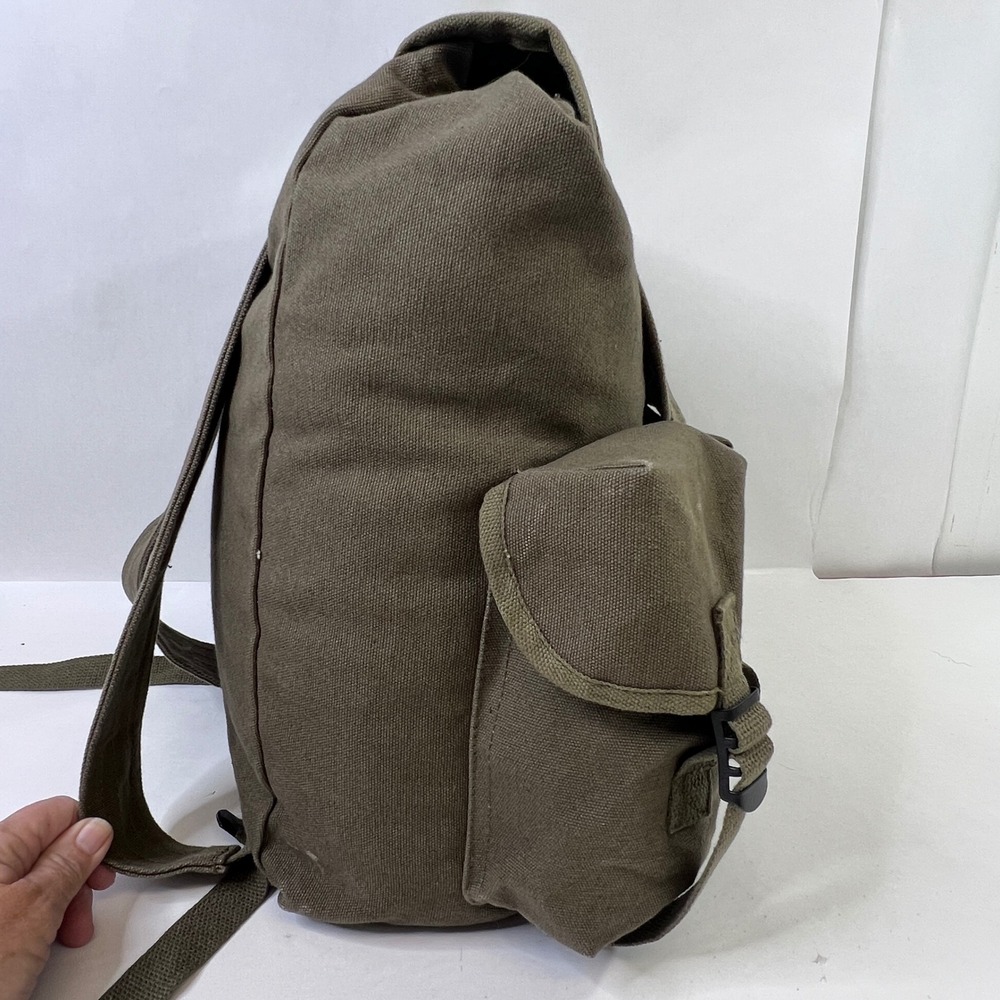 Rothco Olive Drab Mini US Army Style ALICE Pack Canvas Backpack Rucksack - Picture 3 of 15